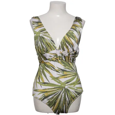 Maillot de bain une pièce (Vert, Blanc) de Jasper Conran Élasthane, Polyamide, Polyester