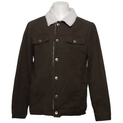 Veste en jeans fourrée (Marron) de Brave Soul Coton, Polyester