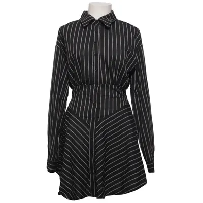Skjortklänning (Svart, Vit) från Emery Rose Bomull, Polyester