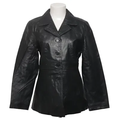 Leather coat (Black) from Copper key