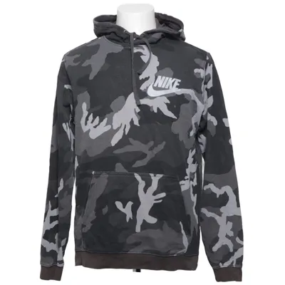 Huvtröja (Grå, Vit, Flerfärgad) från Nike Bomull, Polyester