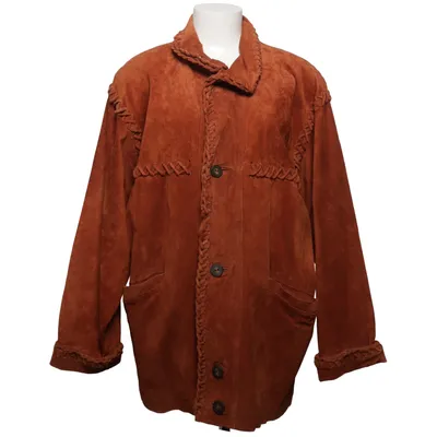 Leather jacket (Brown) from Company Leather, Polyamide