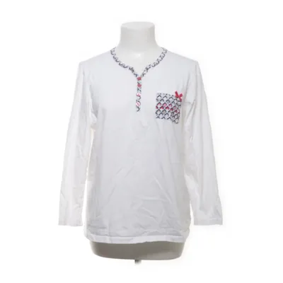 Henley shirt (White, Red, Blue) from Wäschepur Cotton