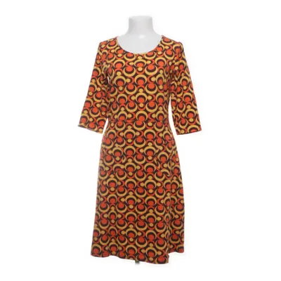 Klänning (Orange, Brun, Gul, Flerfärgad) från Cissi och Selma Elastan, Ekologisk bomull