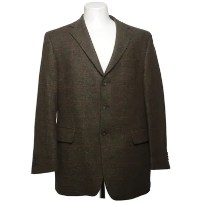 Blazer (Brown) from Desch Viscose, Wool