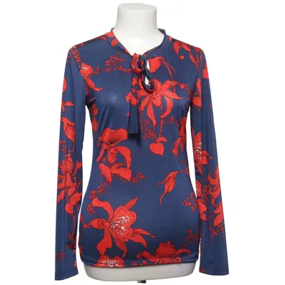 Strikblouse (Blauw, Rood) van Monton