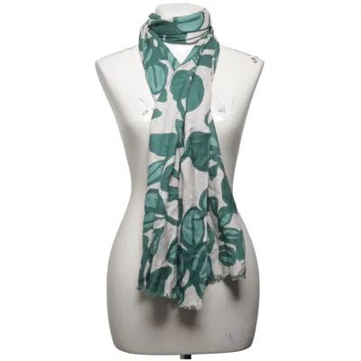Shawl (Green, Beige) from Peony Viscose