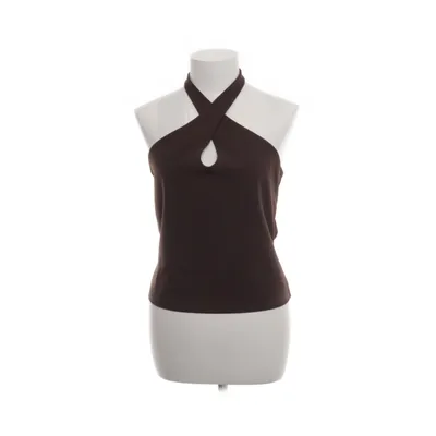 Haltertop (Bruin) van H&M Polyester, Elastaan