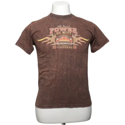 T-shirt (Brun) från Hanes Heavyweight Bomull