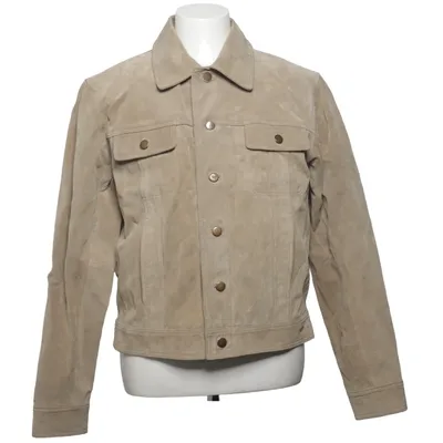 Läderjacka (Beige) från Livelo Skinn, Polyester
