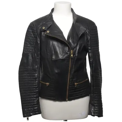 Biker jacket (Black) from Primeboots Leather, Polyester