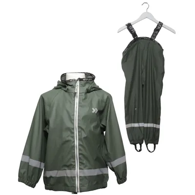 Vêtement imperméable (Vert) de Lager 157 Polyester, Polyuréthane