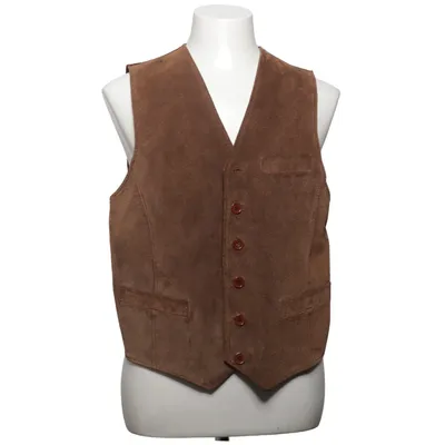 Gilet en cuir (Marron) Cuir