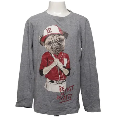 Long sleeve T-shirt (Gray, Multicolored) from Rebel by Primark