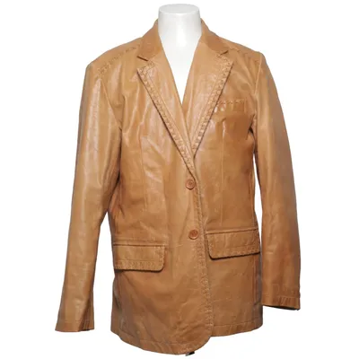 Läderkavaj (Beige) från Heine Skinn