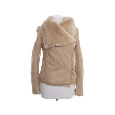 Shearling jas (Beige) van Allsaints Leer