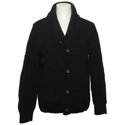 Cardigan (Noir) de Yorn Acrylique, Coton