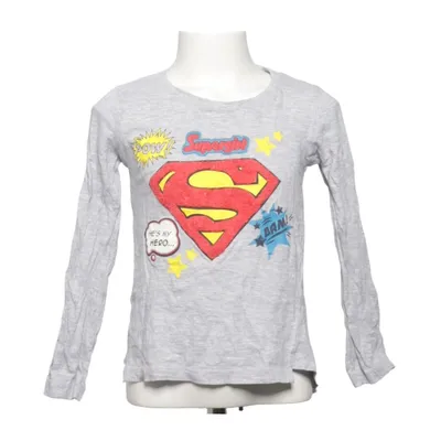 Långärmad t-shirt (Grå, Flerfärgad) från Superman
