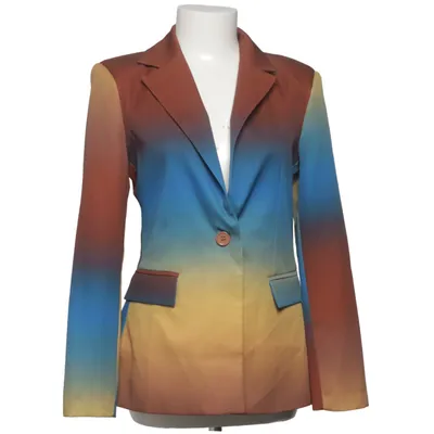 Blazer (Bleu, Marron, Jaune, Multicolore) de Lumina Élasthane, Polyester