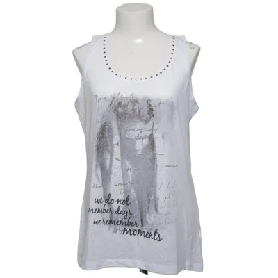Top (White, Black) from Boule Polyester, Viscose