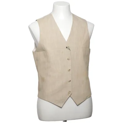 Kostuumgilet (Beige) van Brubaker Linnen, Polyester, Viscose