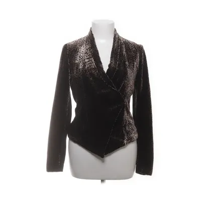 Cardigan (Marron, Noir) de Storm Polyester, Soie, Viscose