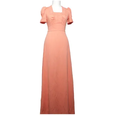 Robe longue (Orange) Polyester