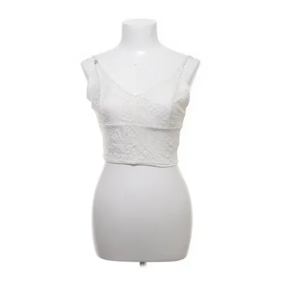 Crop top (White) from Bik Bok Cotton, Elastane, Polyamide, Polyester