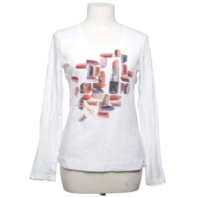 Langarmshirt (Weiß) von Escada Sport Baumwolle, Elasthan