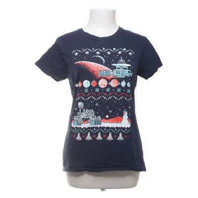 T-shirt (Blå, Flerfärgad) från Anvil Bomull
