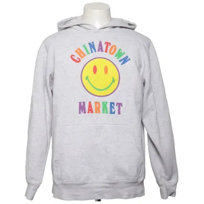 Hættetrøje (Smiley) fra Chinatown market Bomuld, Polyester