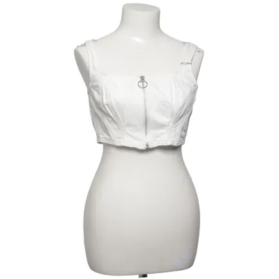 Crop top (Hvid) fra Lee x H&M Bomuld