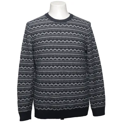 Sweater (Blue, White) from Banana Republic Cotton, Nylon, Wool
