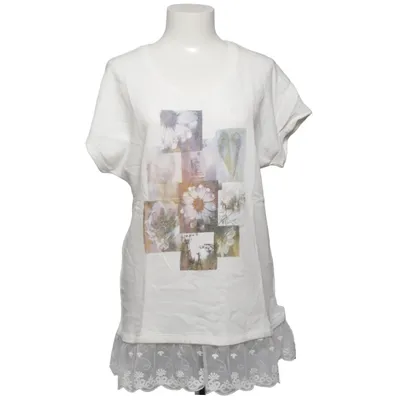 Top (White, Multicolored) from Casual Cotton