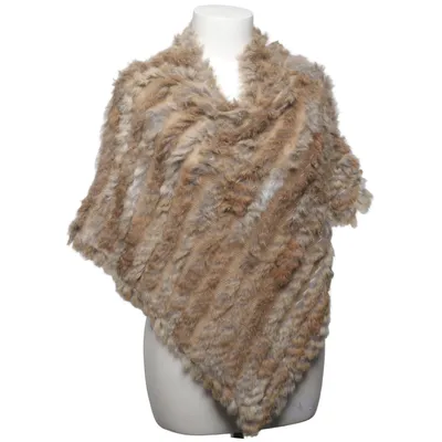 Poncho (Brown) from Kopenhagen by Andersen Fur