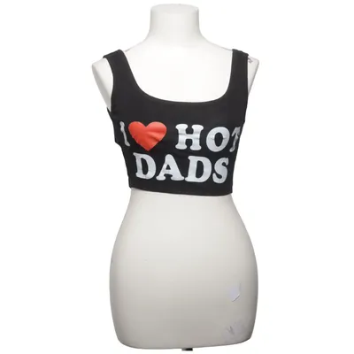 Crop top (Svart, Vit, Röd) från Glostory Bomull, Elastan