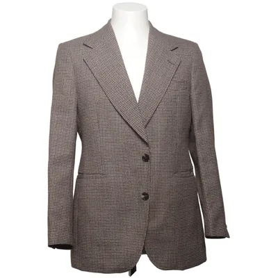 Kavaj (Brun, Beige) från Jacobson Polyester, Ull