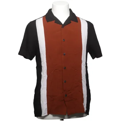 Short sleeve shirt (Black, Brown, White) from New Look Men Viscose