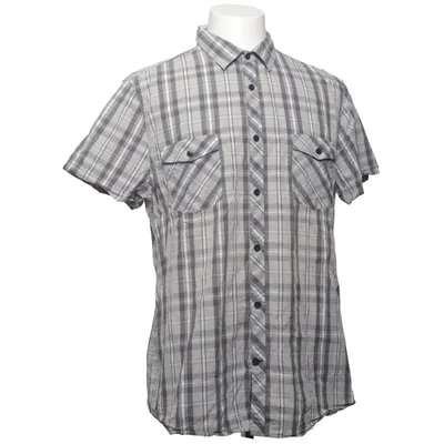 Short sleeve shirt (Gray, White) from Blueprint Cotton