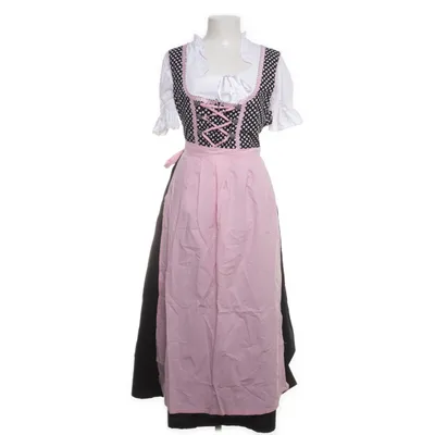 Dirndl (Sort, Hvid, Pink) fra Trachtenpoint Bomuld