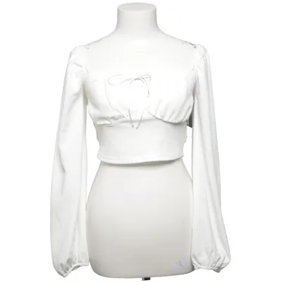 Crop top (Tie Cropped Ls Top) van NLY Trend Elastaan, Polyester