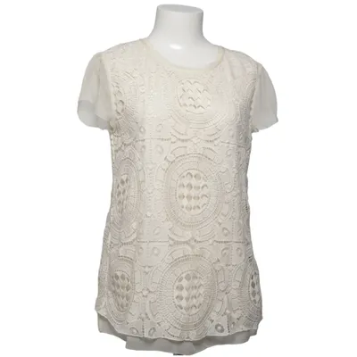 Topp (Kortärmad blus i silke o bomull.) från Massimo Dutti Silke, Bomull, Polyester