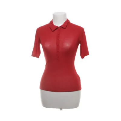 Korte mouwen shirt (Rood) van H&M Elastaan, Polyester, Viscose