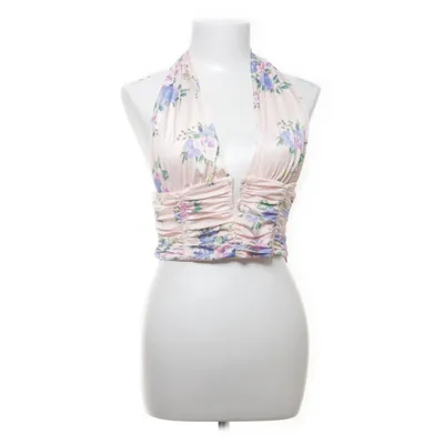 Halterneck top (Pink, Flerfarvet) fra Zara Polyester