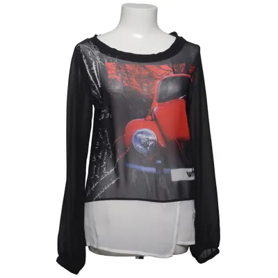 Bluse (Sort, Rød, Hvid) fra Desigual Polyester