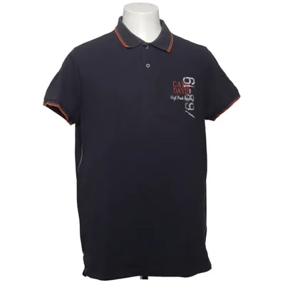 Poloshirt (Blauw) van Camp David Katoen