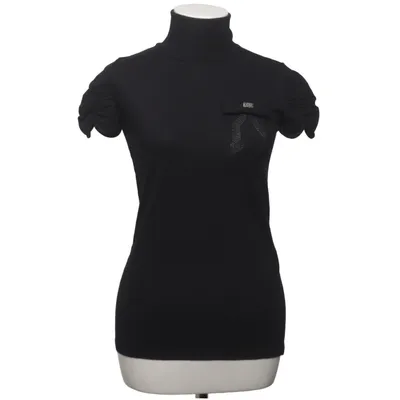 Turtleneck (Sort) fra Elisabetta Franchi Kashmir, Bomuld, Viscose