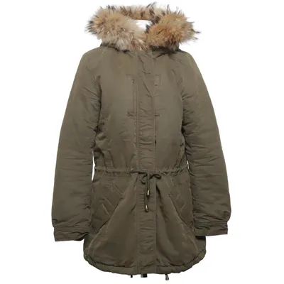 Parka (Vert) de IQ+ Berlin Coton, Polyamide, Polyester, Viscose