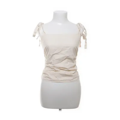 Tanktop  (Beige) fra Mathilde Gøhler x NA-KD Bomuld, Elastan