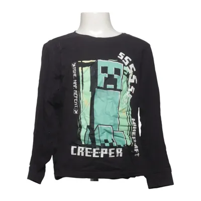 Långärmad t-shirt (Svart, Flerfärgad) från Minecraft Bomull